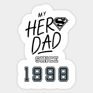 My Hero Dad 1998 Sticker